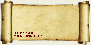 Tina Pejčić vizit kartica